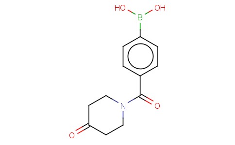 4-(4-OXOPIPERIDINE-1-CARBONYL)PHENYLBORONIC ACID